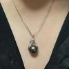 Lxalry Women's Handmade Tahitian Pearl Necklace, birthday