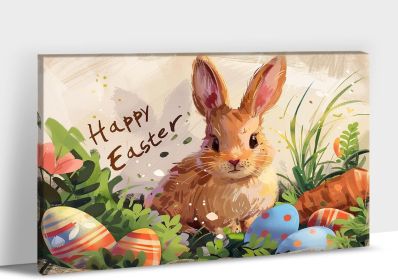 Easter Bunny Wall Art, Easter Bunny Prints Wall Decor (Style: 02, size: 28X40)