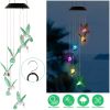 LED Solar Hummingbird Wind Chime Solar String Lights