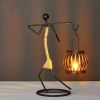 1pc Vintage Western Candle Holder - Bamboo Shaped Lamp Ornament for Anniversary
