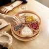 Bamboo Foldable Fruit Storage Gift Basket.