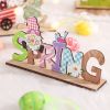 1pc Easter Bunny Gnome & Letter Design Ornament