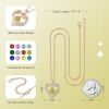 18K Rose Gold Necklaces for Women Birthday