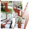 Terracotta Cheesecloth Table Runners 20x120 Inch