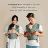 Baby Wrap, Buttery Baby Carrier Newborn to Toddler 8-25 Lbs