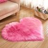 Fluffy Shaggy Area Rug, Solid Color PV Velvet Carpet
