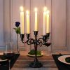 3/5-Arm Metal Plated Candle Holders, Party, Wedding Centerpiece