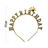 Grevosea Birthday Crown Headband