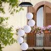 Yard Decor Lights; Solar Butterfly Chimes