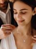 Sparkling 925 Sterling Silver Birthstone Necklaces for Women