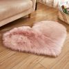 Fluffy Shaggy Area Rug, Solid Color PV Velvet Carpet