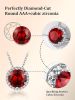 Sparkling 925 Sterling Silver Birthstone Necklaces for Women