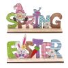 1pc Easter Bunny Gnome & Letter Design Ornament