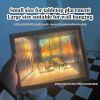 3D Papercut Night Light, Creative Light Painting Wall Hanging Decoration