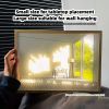 3D Papercut Night Light, Creative Light Painting Wall Hanging Decoration