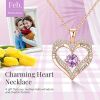 18K Rose Gold Necklaces for Women Birthday