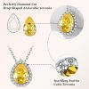 Sparkling 925 Sterling Silver Birthstone Necklaces for Women