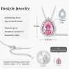 Sparkling 925 Sterling Silver Birthstone Necklaces for Women