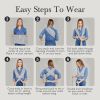 Baby Wrap, Buttery Baby Carrier Newborn to Toddler 8-25 Lbs