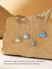 Sparkling 925 Sterling Silver Birthstone Necklaces for Women