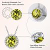 Sparkling 925 Sterling Silver Birthstone Necklaces for Women
