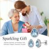 Sparkling 925 Sterling Silver Birthstone Necklaces for Women
