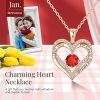 18K Rose Gold Necklaces for Women Birthday