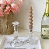 Glass Candle Holder Candlestick Wedding Centerpiece