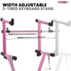 5 Core 2 Tier Keyboard Stand Double X Style Adjustable