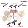 5 CORE Professional Drum Mic Kit 9 Piece