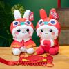 Rabbit Doll Lion Plush Toys; New Year's Mascot