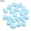 20pcs Foam Easter Eggs; Happy Easter Decorations