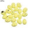 20pcs Foam Easter Eggs; Happy Easter Decorations