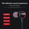 Headset wired headset sports in-ear moving coil with mic earbud
