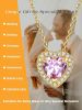 Sparkling 925 Sterling Silver Birthstone Necklaces for Women