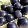 Stunning Blue Golden Sandstone Crystal Ball Gift for Christmas