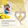 18K Rose Gold Necklaces for Women Birthday