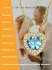 Sparkling 925 Sterling Silver Birthstone Necklaces for Women