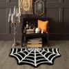 Spider Web Area Rugs Halloween Themed Element Rug