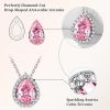 Sparkling 925 Sterling Silver Birthstone Necklaces for Women