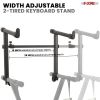 5 Core 2 Tier Keyboard Stand Double X Style Adjustable