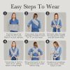 Baby Wrap, Buttery Baby Carrier Newborn to Toddler 8-25 Lbs