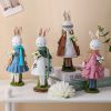 Cute Resin Rabbit Children Easter Bunny Decoration