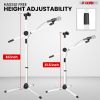 5 Core Mic Stand Floor Height Adjustable Tripod