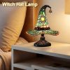 Handmade Gothic Witch Hat Night Light –Witch Hat Lamp