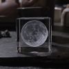 Moon; Cloud; 3D Cube Engraved Crystal Craft Ornaments