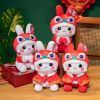 Rabbit Doll Lion Plush Toys; New Year's Mascot