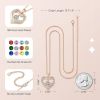 18K Rose Gold Necklaces for Women Birthday