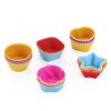 Colorful Shaped Nonstick Silicone Cupcake Molds