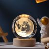Creative Crystal Ball Decoration; Desktop Night Light Night Light Birthday Gifts